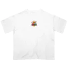 ハチ-8のマカロン　カラフル Oversized T-Shirt