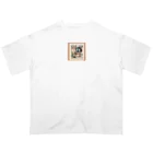 ryu_1137のカフェ・パステル Oversized T-Shirt