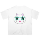 2D&3D「H.S」Storeのちょいパリピにゃんこ オーバーサイズTシャツ