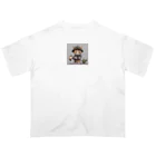 ピザベイビーの戦闘ネコ Oversized T-Shirt