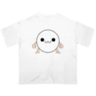 ぱけまるの【ぱけぐっず。】人間 オーバーサイズTシャツ