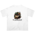 コーヒー MAKES ME WHAT ?!のNO COFFEE, NO LIFE (creative) Oversized T-Shirt