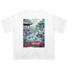 大江戸花火祭りのCelestial Ryujin Realm～天上の龍神領域2 Oversized T-Shirt