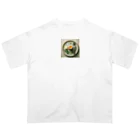 ONE POINTの優雅なbreakfast  Oversized T-Shirt