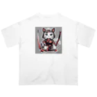 michael−skショップの猫侍 Oversized T-Shirt