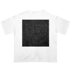 Isaiah_AI_Designの黒板の数字 オーバーサイズTシャツ