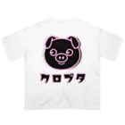 chicodeza by suzuriの黒豚ちゃん オーバーサイズTシャツ