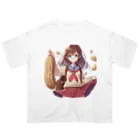 Sawadadaのピーナッツ女子 Oversized T-Shirt