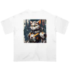 STRANGE-CATのSTRANGE-CAT メカ猫２ オーバーサイズTシャツ