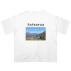 絶景の宝石箱のAotearoa　〜自然の宝石箱:ニュージランドより〜 オーバーサイズTシャツ