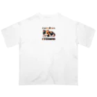 NEKOMARUDOUの三毛猫ペイント Oversized T-Shirt