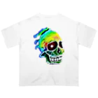 MEGROOVEのドクロ💀3 オーバーサイズTシャツ