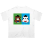 ファンシーファミリーファンタジーの土俵際の熊 Oversized T-Shirt