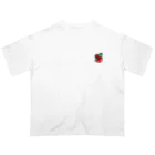 りんご飴Lv100🍎もりりんのりんご飴Lv100 オーバーサイズTシャツ