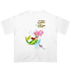 yuritomeのマーメイド_ユリ作品3 オーバーサイズTシャツ