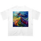 マツトの風に揺れる絵画 Oversized T-Shirt