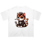 Anarchy-Attic！のPunk Cat オーバーサイズTシャツ