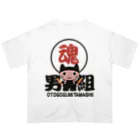 miyangicの男組太鼓魂七猫にゃん衆LHー大OTOKO-LH オーバーサイズTシャツ