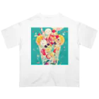 AQUAMETAVERSEの華やかな果実のシンフォニー Marsa 106 Oversized T-Shirt