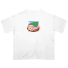 さちあきのおみせの季節のさくら餅ハリネズミ Oversized T-Shirt