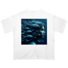 末田の魚群の女王 Oversized T-Shirt