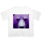 kumanekosanndaisukiの厳ついお顔の熊さん オーバーサイズTシャツ