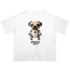 パグの世界のロボパグ Oversized T-Shirt