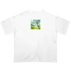 Yuya-Naganoの元気なウサギ オーバーサイズTシャツ