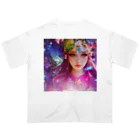 💖宇宙整体♪🌈♪こころからだチャンネル♪💖の宇宙女神様 オーバーサイズTシャツ