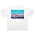 Daria tanakaの常念岳モルゲンロート Oversized T-Shirt