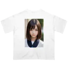 アニメイトのAI美女collection Oversized T-Shirt