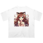 yos-1292583のねこニコばん オーバーサイズTシャツ