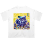 the blue seasonのメカニックの夢遊園地 オーバーサイズTシャツ