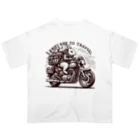 miyasaku102のバイク旅のウサギ Oversized T-Shirt