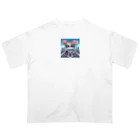 子猫カーニバルの煽り運転禁止！ Oversized T-Shirt