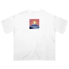 horiesotaのドット絵の朝日 Oversized T-Shirt