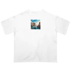 Pixel Art Goodsのヴェネチア（pixel art） Oversized T-Shirt