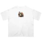 Pixel Art Goodsの村人（pixel art） オーバーサイズTシャツ