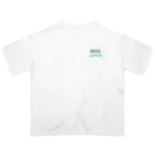 carl-carlのdela umai ロゴ丸 オーバーサイズTシャツ