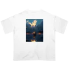 AQUAMETAVERSEの漁り火　なでしこ1478 Oversized T-Shirt