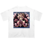 Angelheart-303の桜舞う オーバーサイズTシャツ