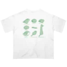 ヨシトミの絵のにゃふん単色＿7種 Oversized T-Shirt