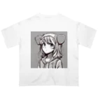 Mahaloのパーカーの女の子 オーバーサイズTシャツ