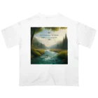 M Y (Yoshida Masaru)の「水に流れ、風に託す」 Oversized T-Shirt