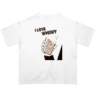 I LOVE【WHISKEY】SHOPのI LOVE WHISKEY-01 オーバーサイズTシャツ