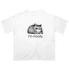 ねこの店のim moody. オーバーサイズTシャツ