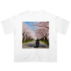 the blue seasonの春の息吹と共に - 桜のトンネルを駆ける Oversized T-Shirt