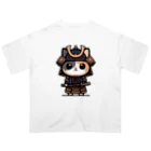 にゃんラボの武士にゃんこ２ オーバーサイズTシャツ