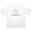 1682HOHETOの明日から禁酒 オーバーサイズTシャツ