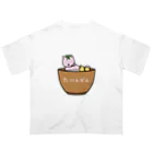 まんじゅうこわいのたにんどん オーバーサイズTシャツ